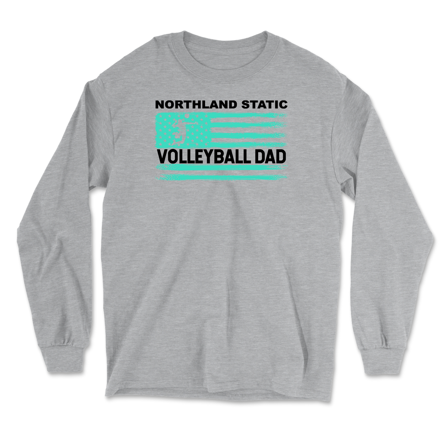 Northland Static Volleyball Dad Long Sleeve